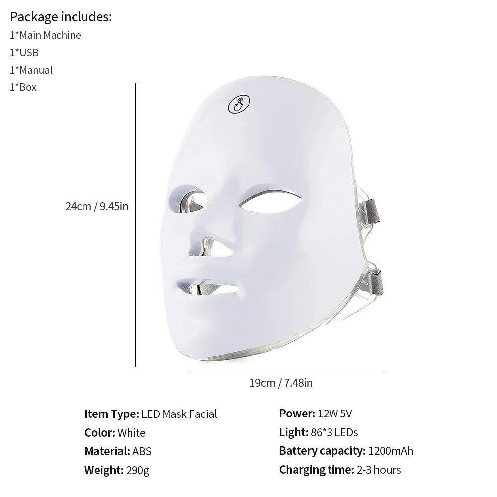 Wireless LED Light Therapy Mask