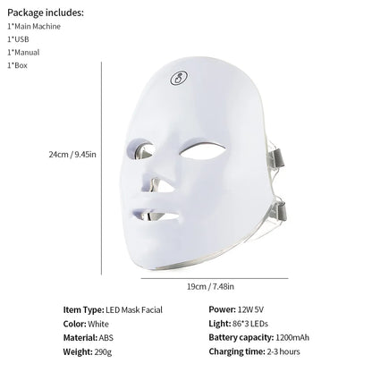 Wireless LED Light Therapy Mask